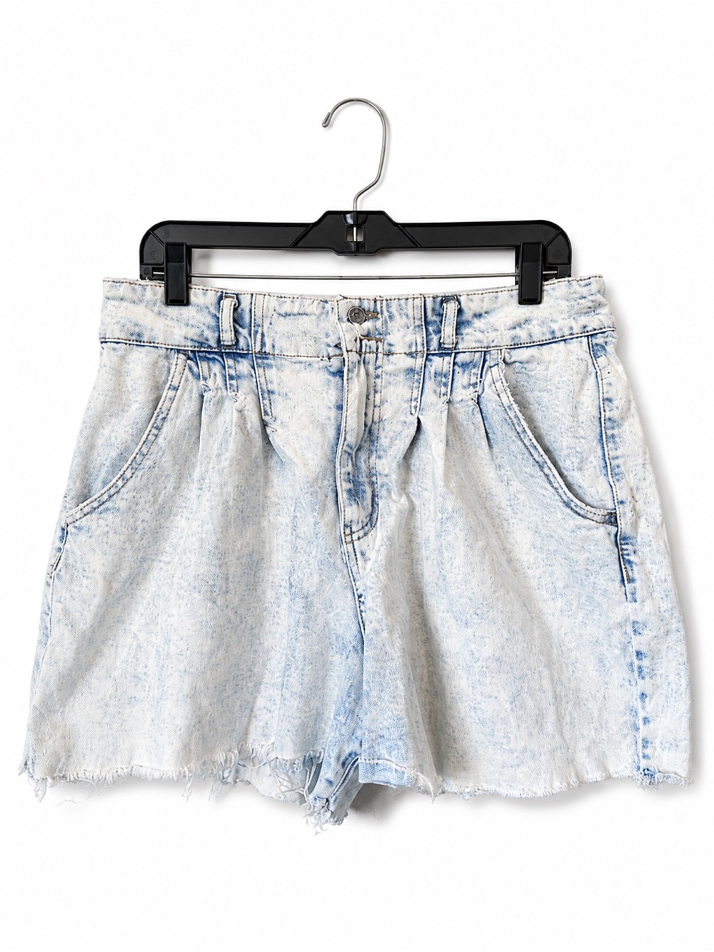 Wild Fable High Rise Jorts Light Wash Distressed Denim Shorts Women's 14
